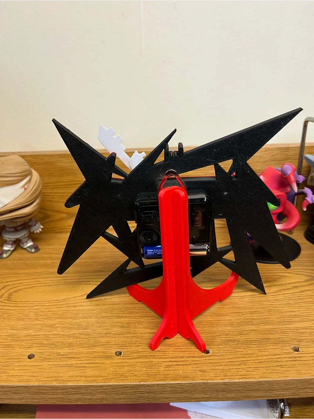 Metallica Themed Red & Black Decorative Clock